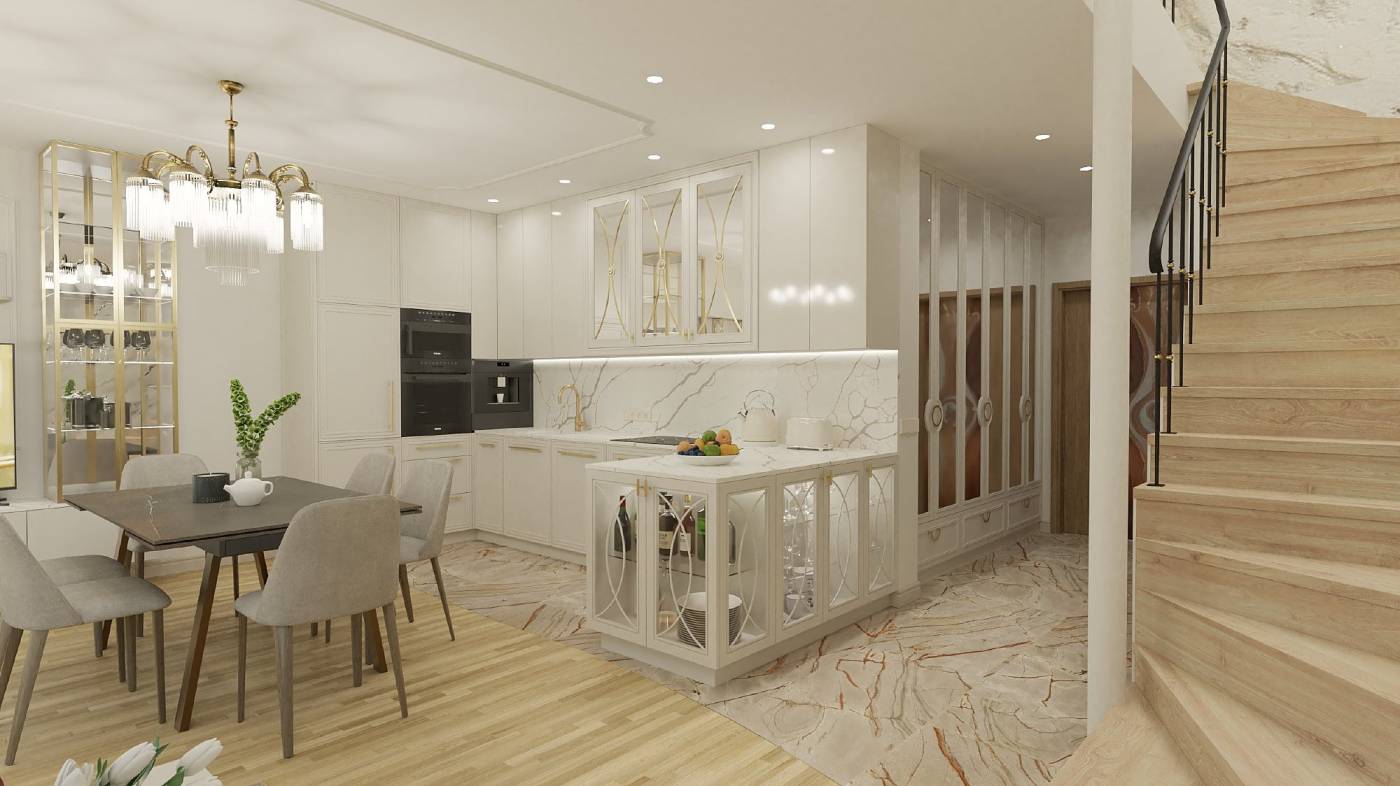 Потолочная хрустальная люстра Kutek Fiore FIO-ZW-3+1(P)