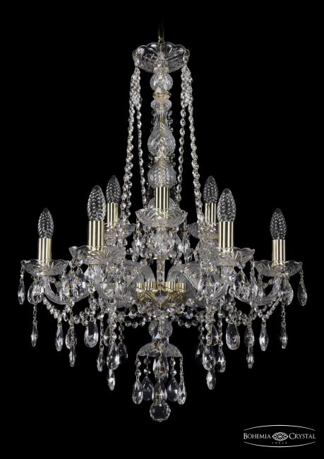 1415/6+3/200/h-77 G Подвесная хрустальная люстра 1415 Bohemia 1415/6+3/200/h-77 G