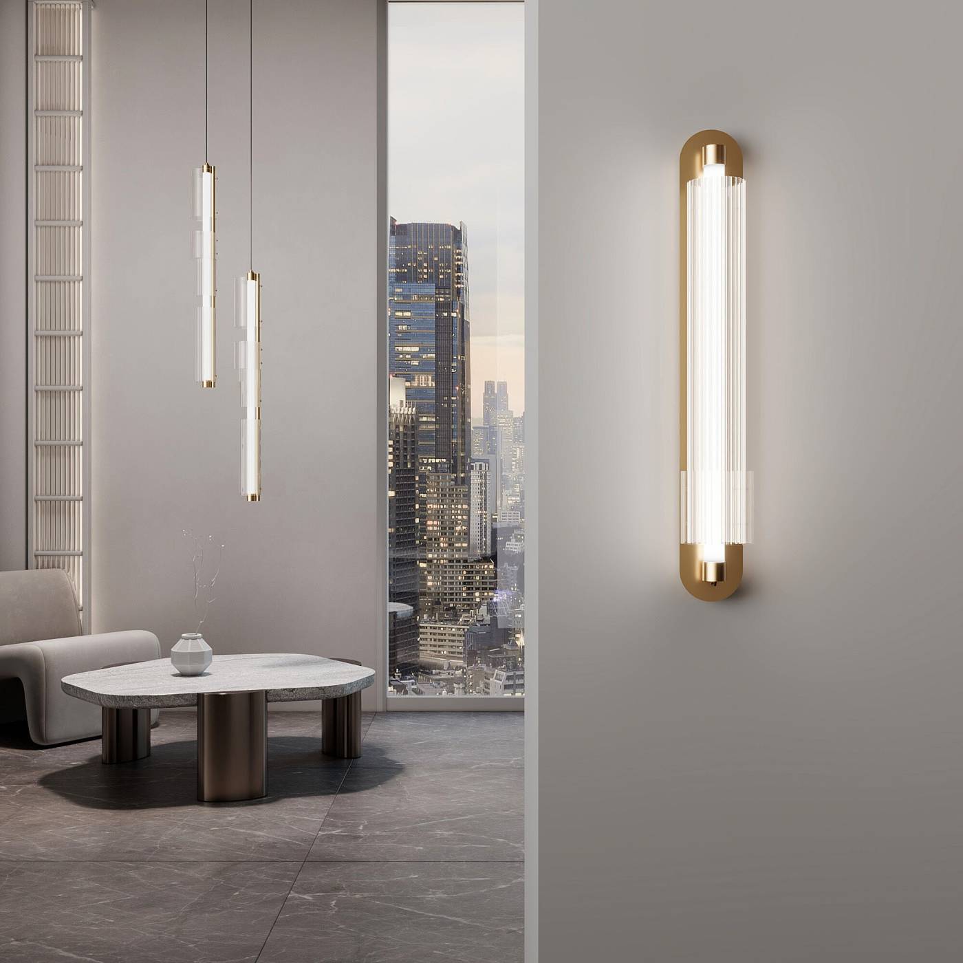 Настенный светильник Eurosvet Selina 303071 LED латунь