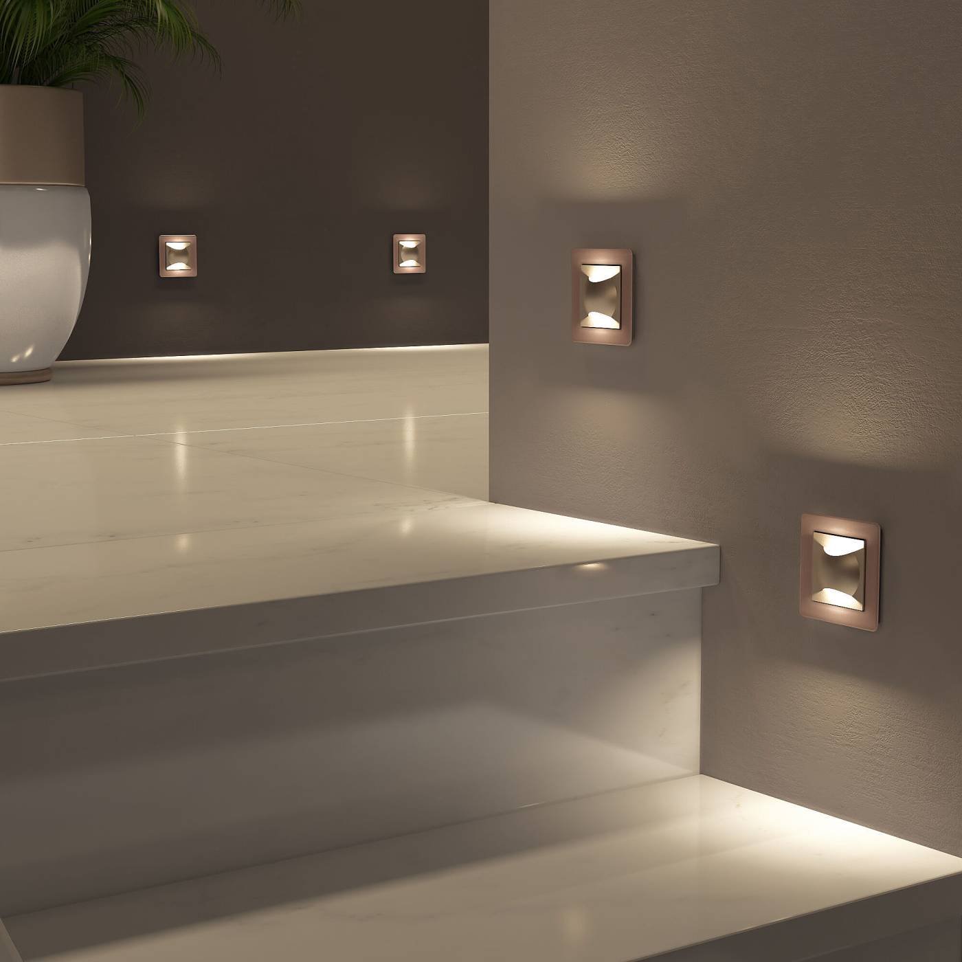 W1154511/ Встраиваемая LED подсветка МУН (шампань) Werkel W1154511/ Встраиваемая LED подсветка МУН (шампань)