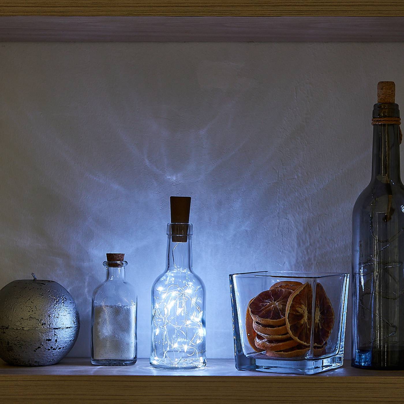 Гирлянда Uniel ULD-S0200-020/SСR/3LR WHITE IP20 WINESTOPPER