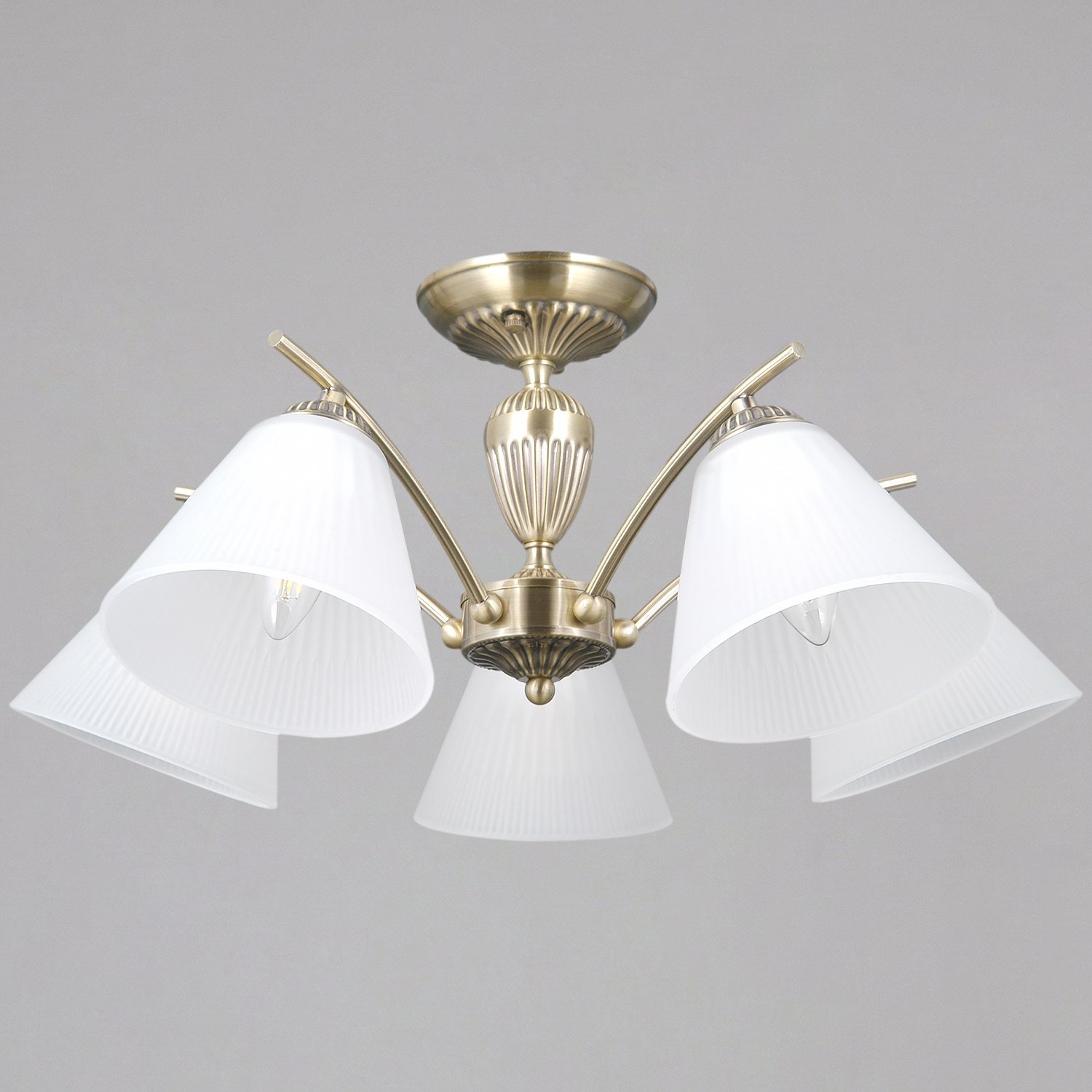IL0900-5CSQ-26 AB ELITE Потолочная люстра ILLUMICO IL0900-5CSQ-26 AB ELITE