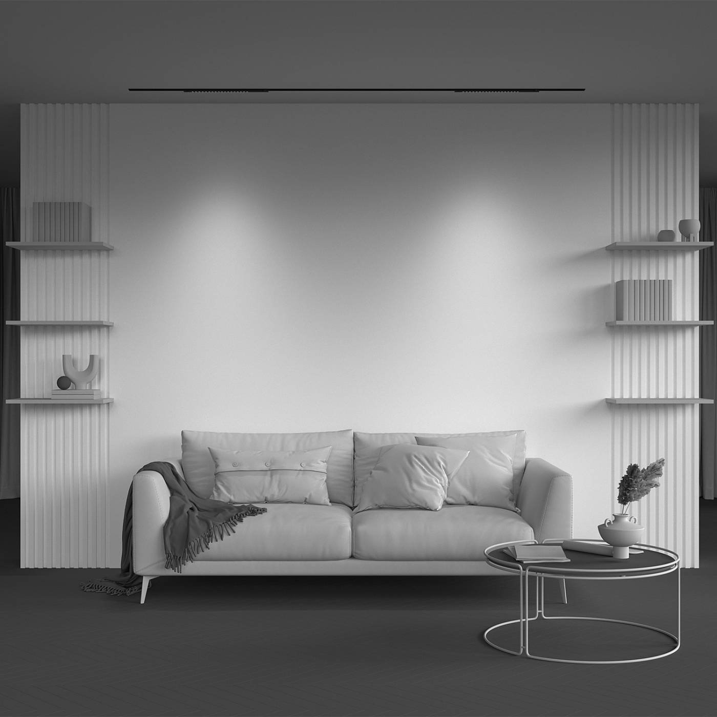 Трековый светильник Maytoni Points TR232-2-15W4K-B