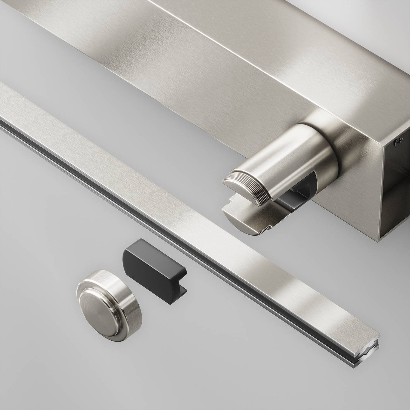 Основание настенное Wall для блока питания с вводом питания Maytoni Accessories for tracks Flarity TRA155CW-BB-PT