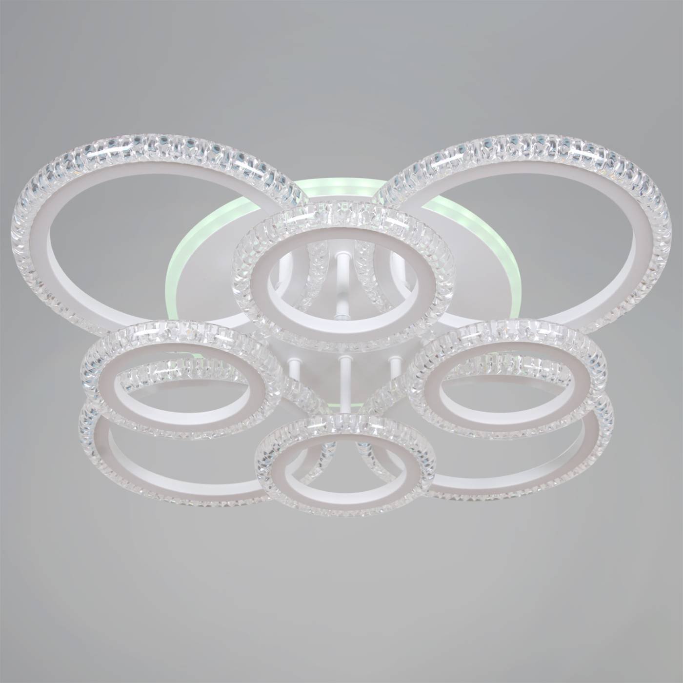 Потолочная люстра Reluce 36890-0.3-4+4A WH (RGB)