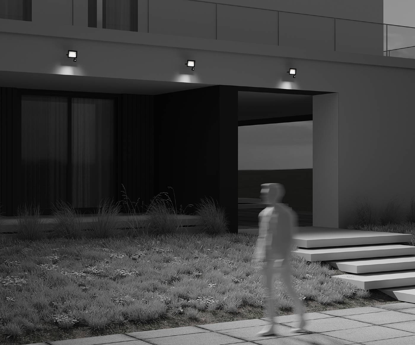 Прожектор уличный Maytoni Flood FL001-L30B4KSR