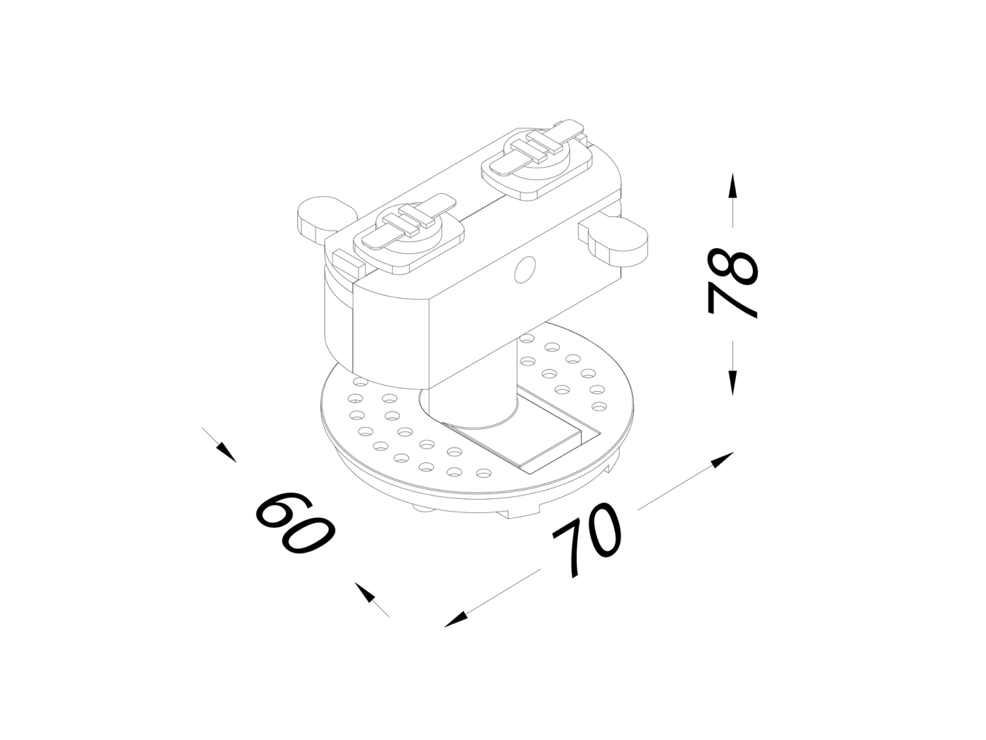 00-00003414 Трековое крепление Villy SWG PRO 00-00003414