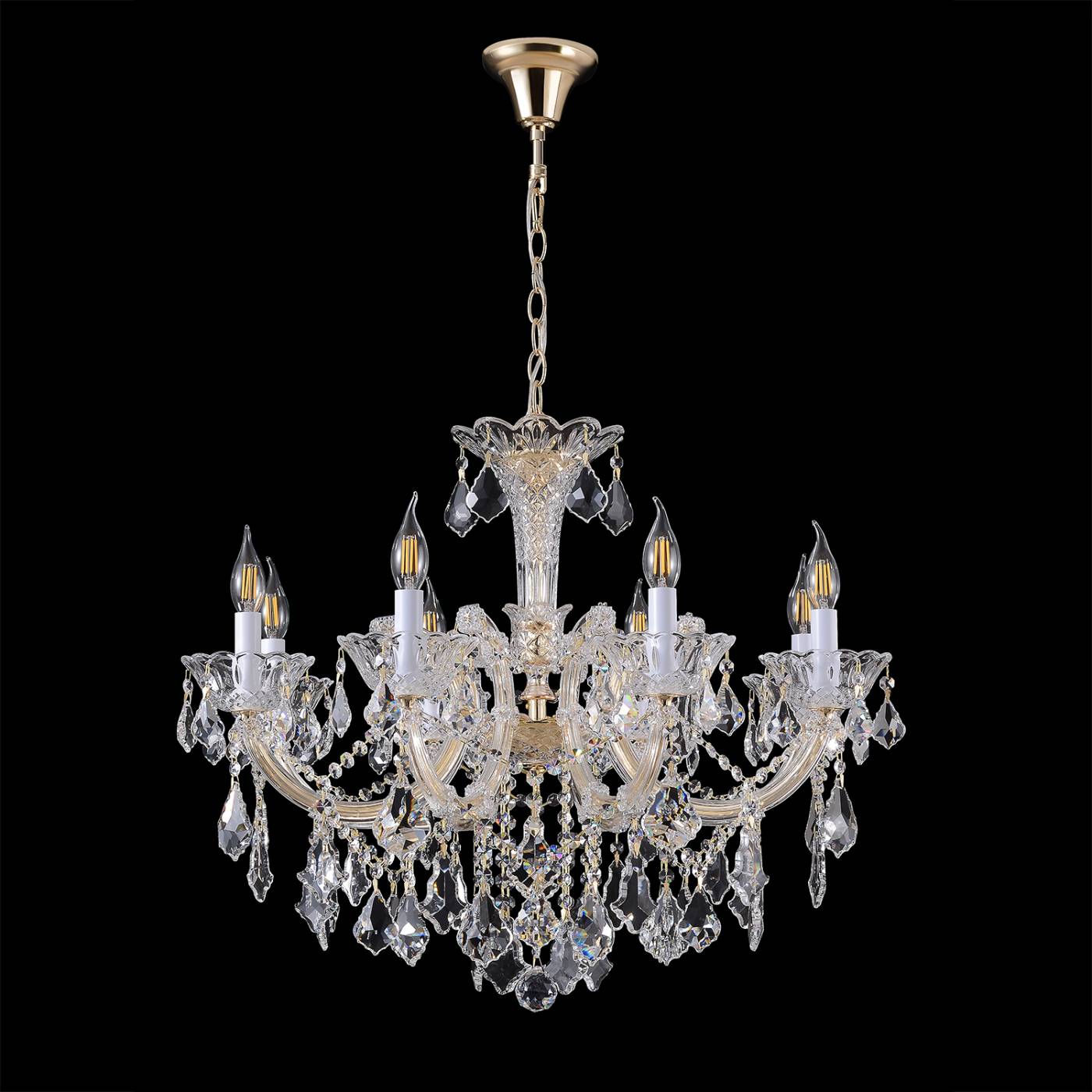 CRISTELLE SP8 GOLD Подвесная люстра CRISTELLE Crystal Lux CRISTELLE SP8 GOLD