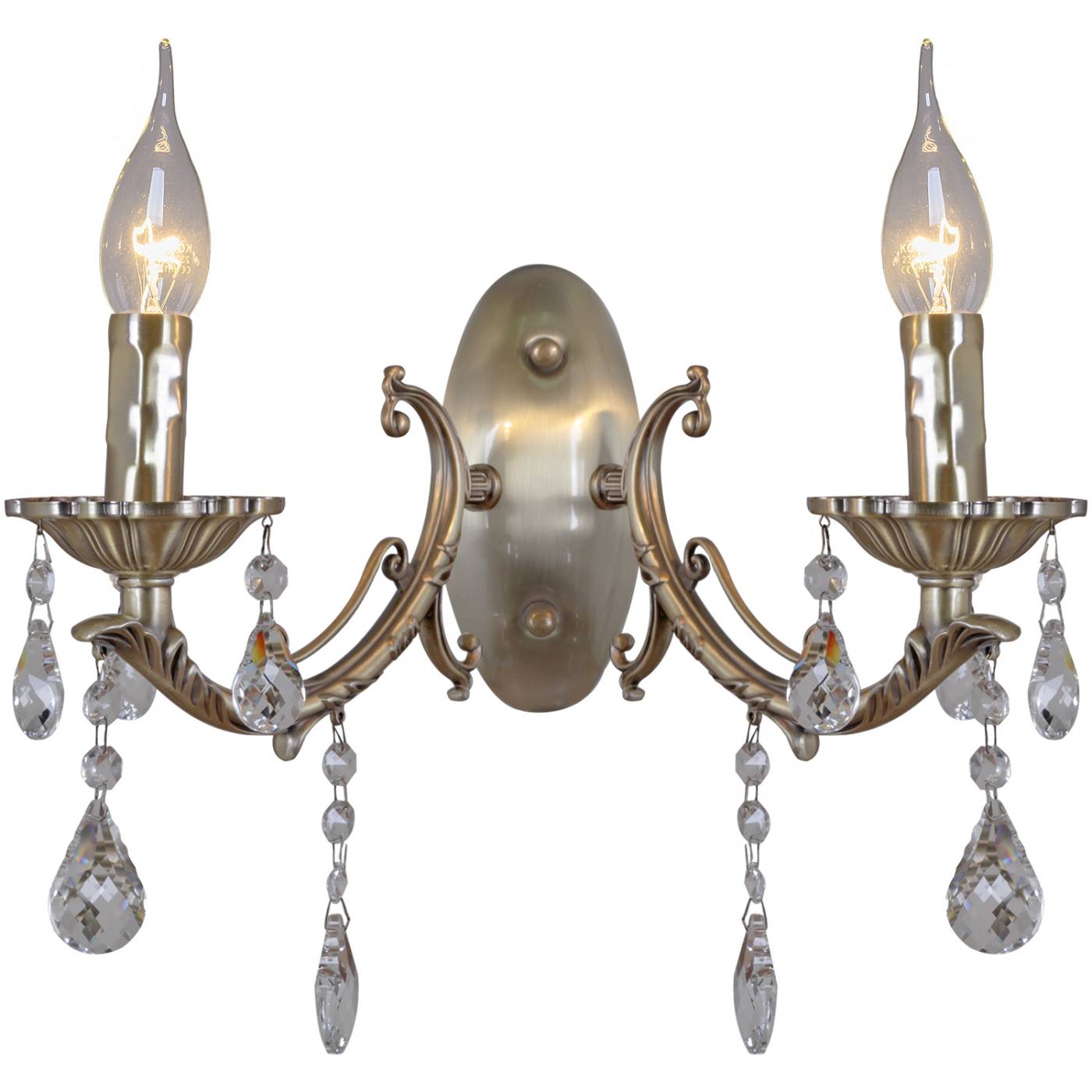 Бра настенное ILLUMICO IL9927-2WSQ-24 AB CASTOR
