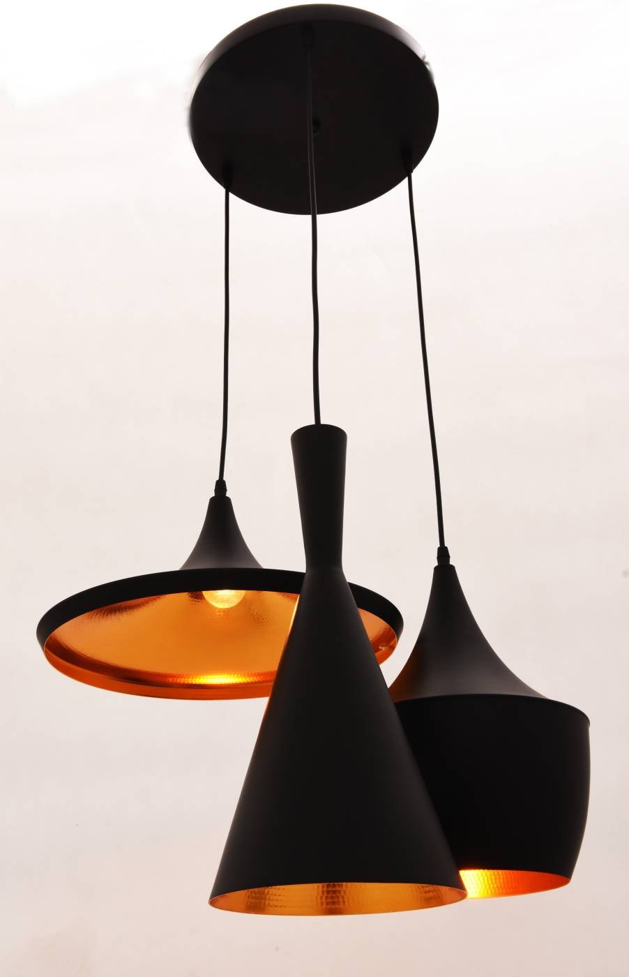 Светильник подвесной Lumina Deco Foggi LDP 7712-3 BK