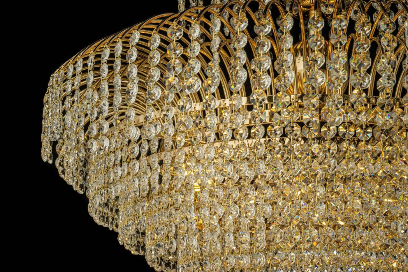 Salentino E 1.5.60.100 G Подвесная хрустальная люстра Salentino Arti Lampadari Salentino E 1.5.60.100 G