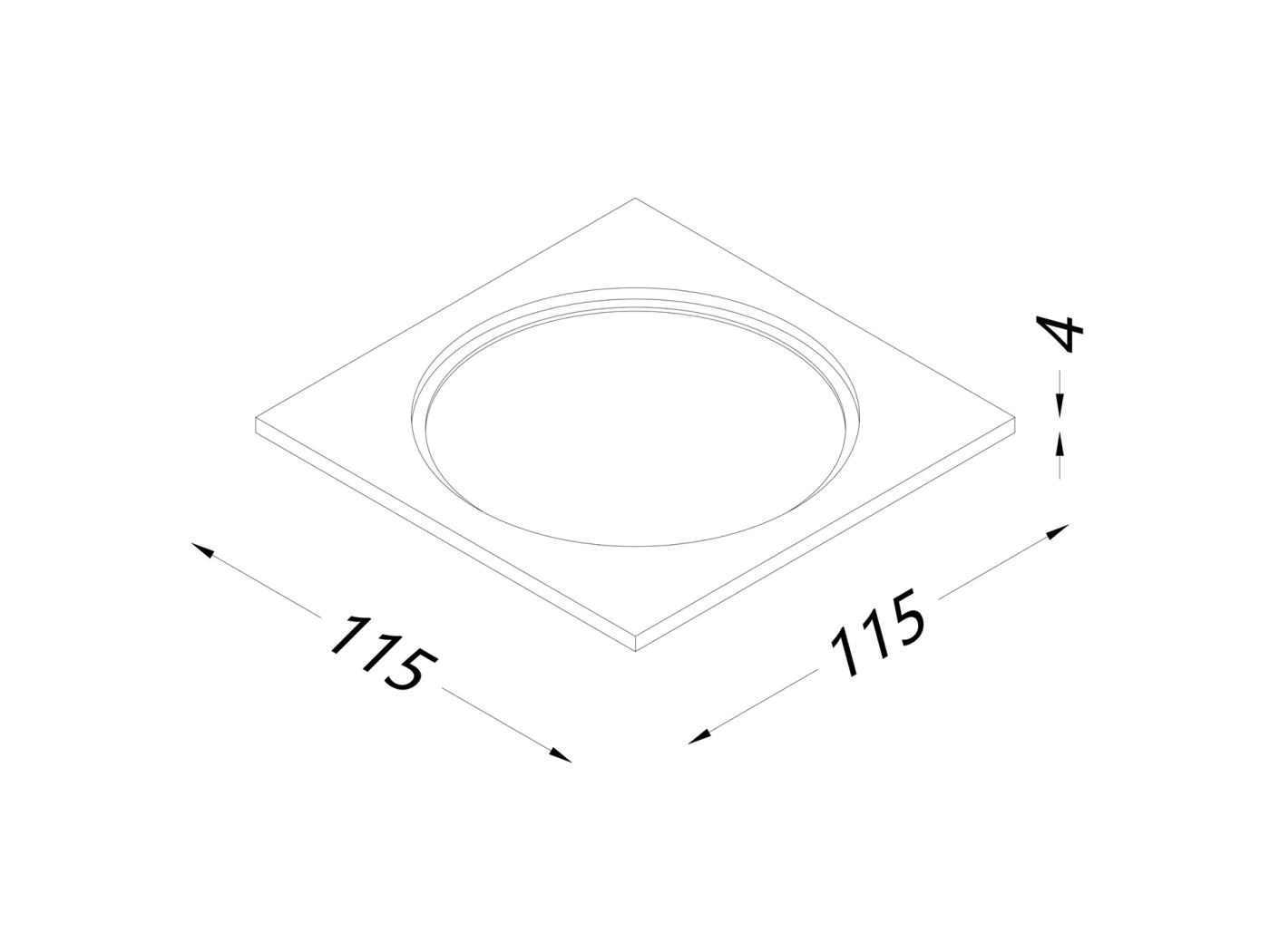00-00004187 Рамка для серии COMBO 4, SWG PRO 00-00004187