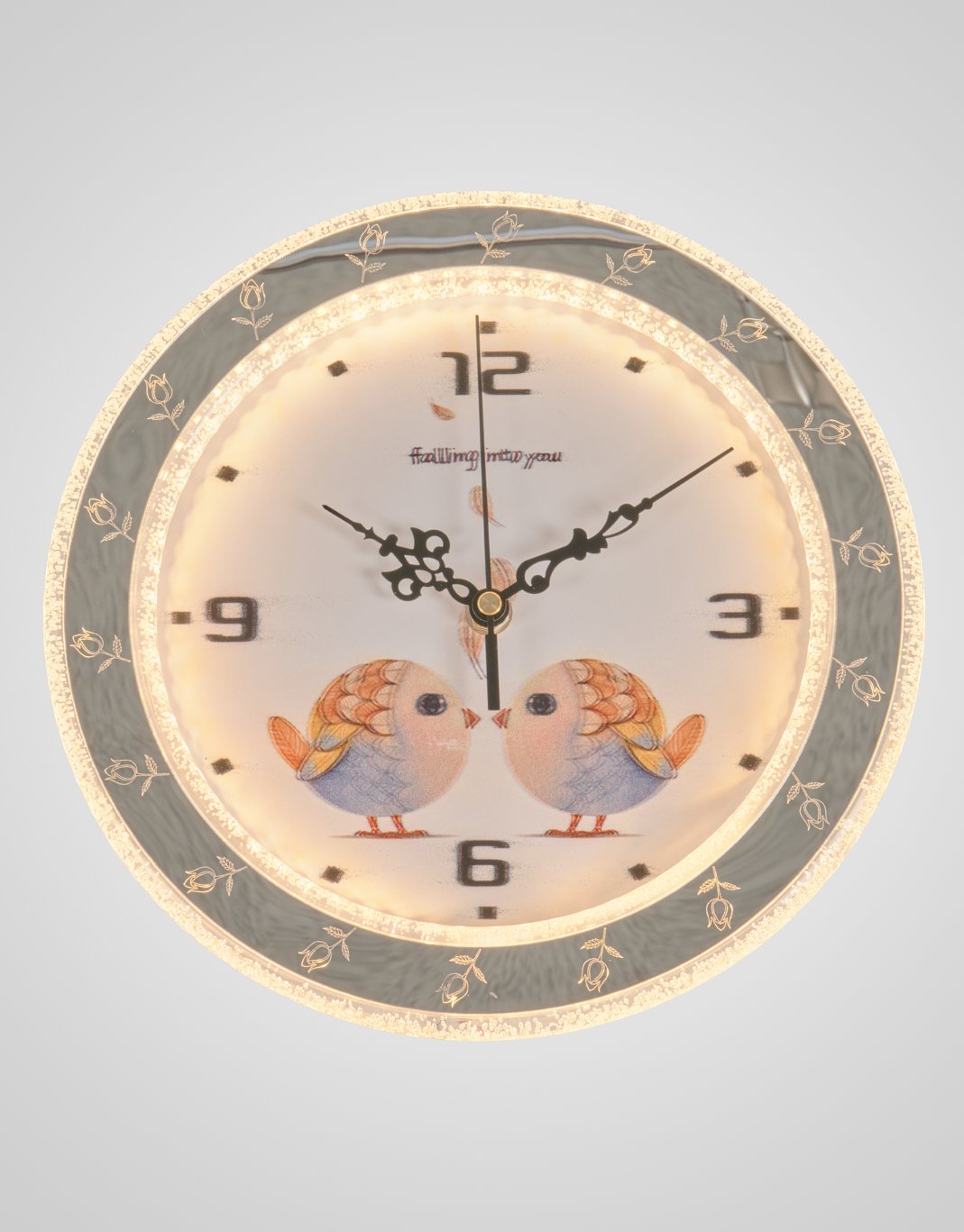000028219 Картина-часы Мелодия Света Watch 6485 28W WT+GR 000028219