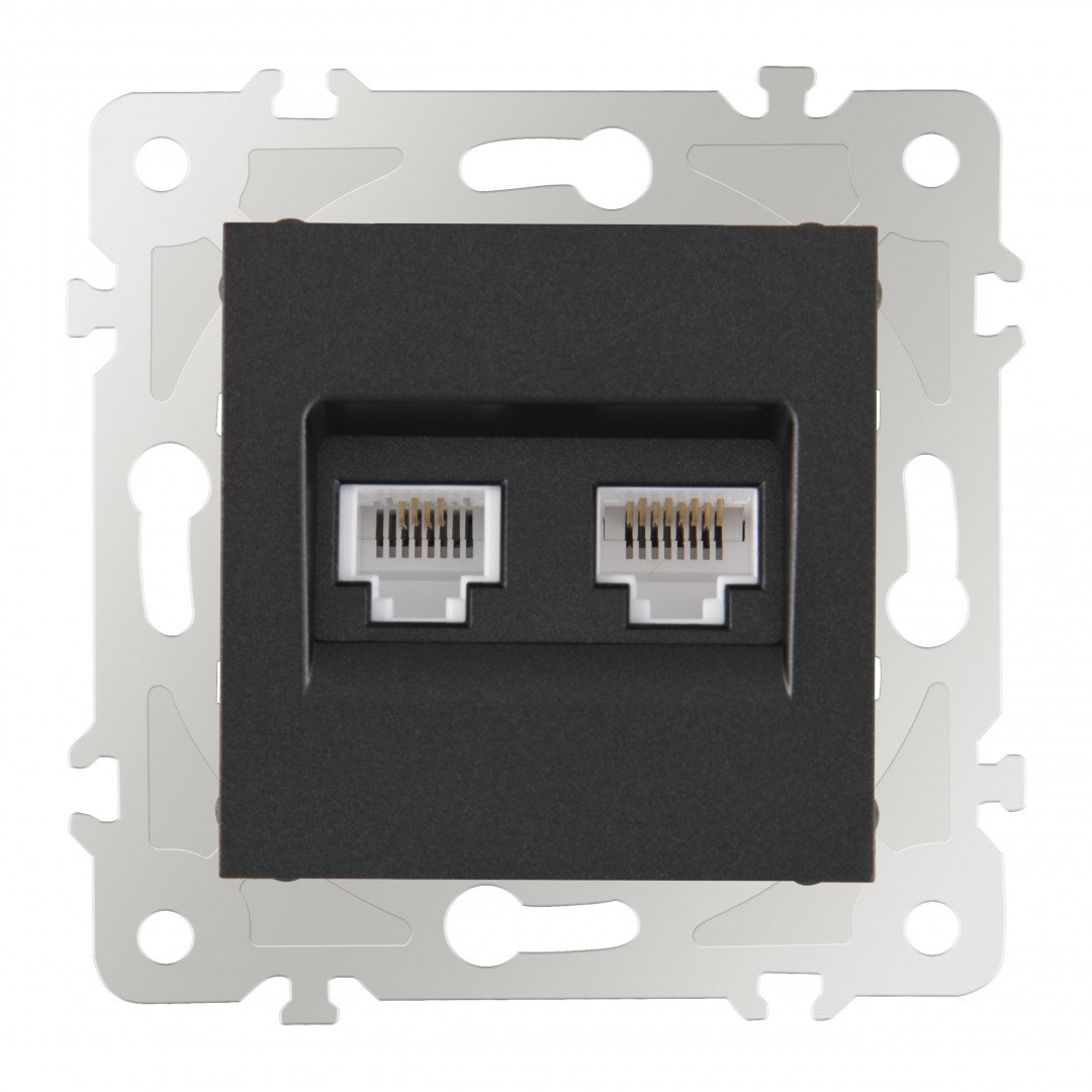 Розетка Arte Milano Am-203 203.44-1.black