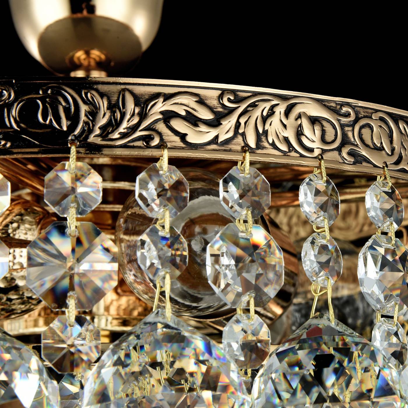Потолочная хрустальная люстра Maytoni Gala DIA783-CL38-6-G