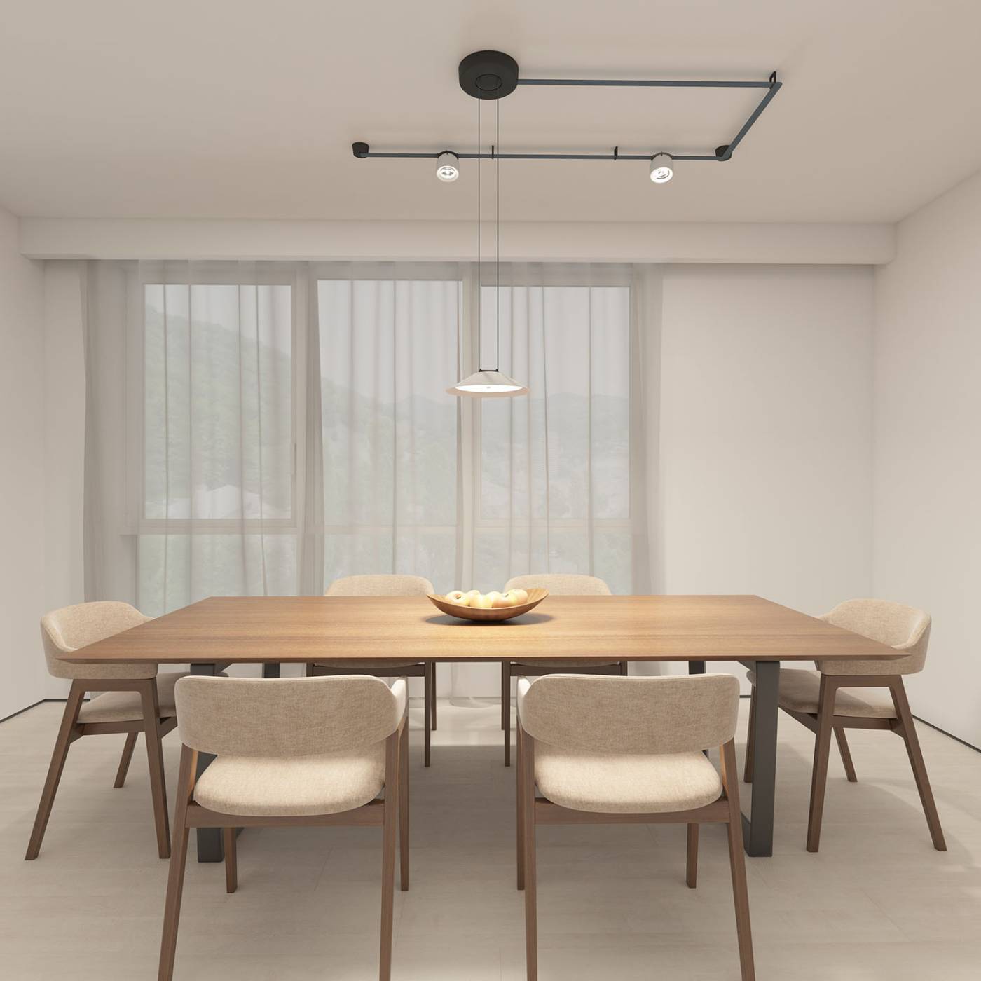 DK5564-WH+BK Cветильник для трека-ремня Denkirs Belty Flow DK5564-WH+BK