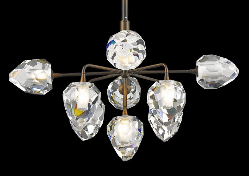 P68038L-9 gold Люстра на штанге Delight Collection On the Rocks P68038L-9 gold