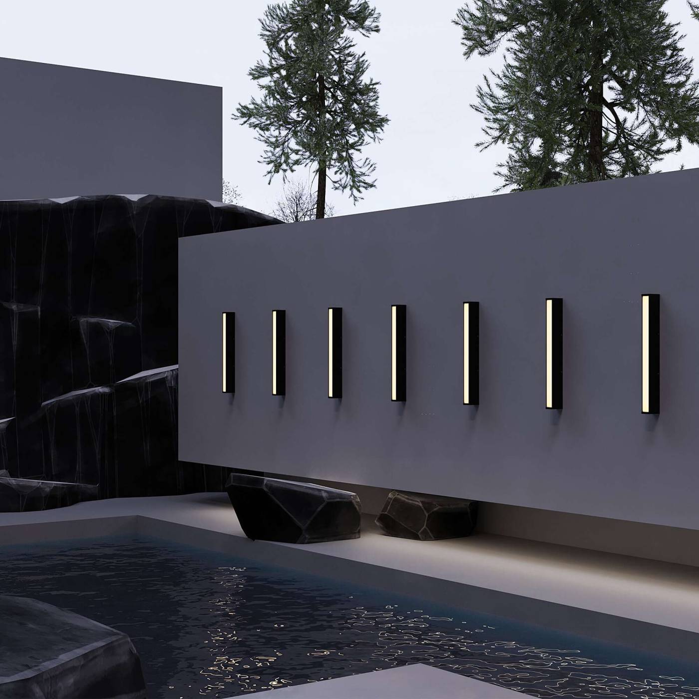 O571WL-L20B3K Настенный светильник Maytoni Corte O571WL-L20B3K