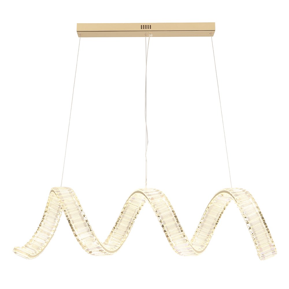 Подвесная люстра Crystal Lux Musika MUSIKA SP100W LED L1200 GOLD