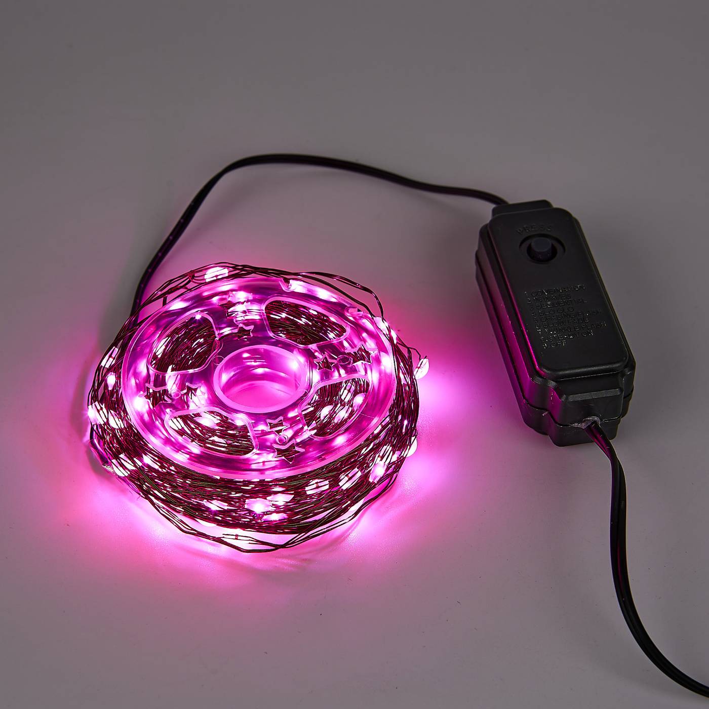 Гирлянда Uniel ULD-S2000-200/DGA PINK IP20 DEW