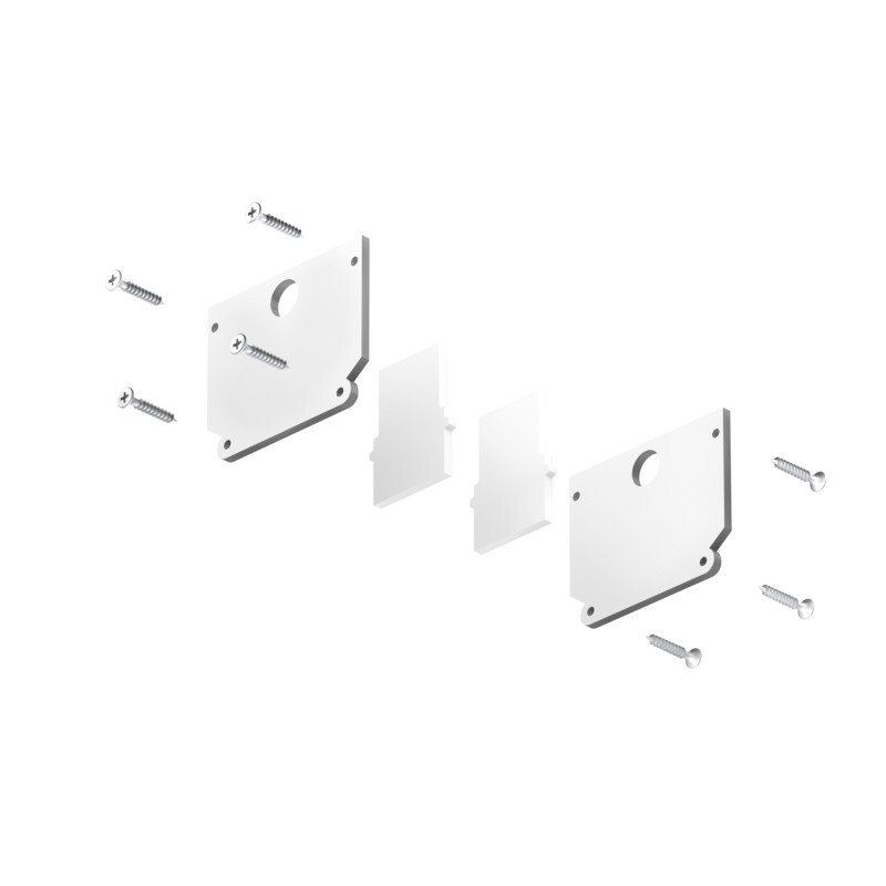 Комплект торцевых заглушек Denkirs Smart one TR2025-WH