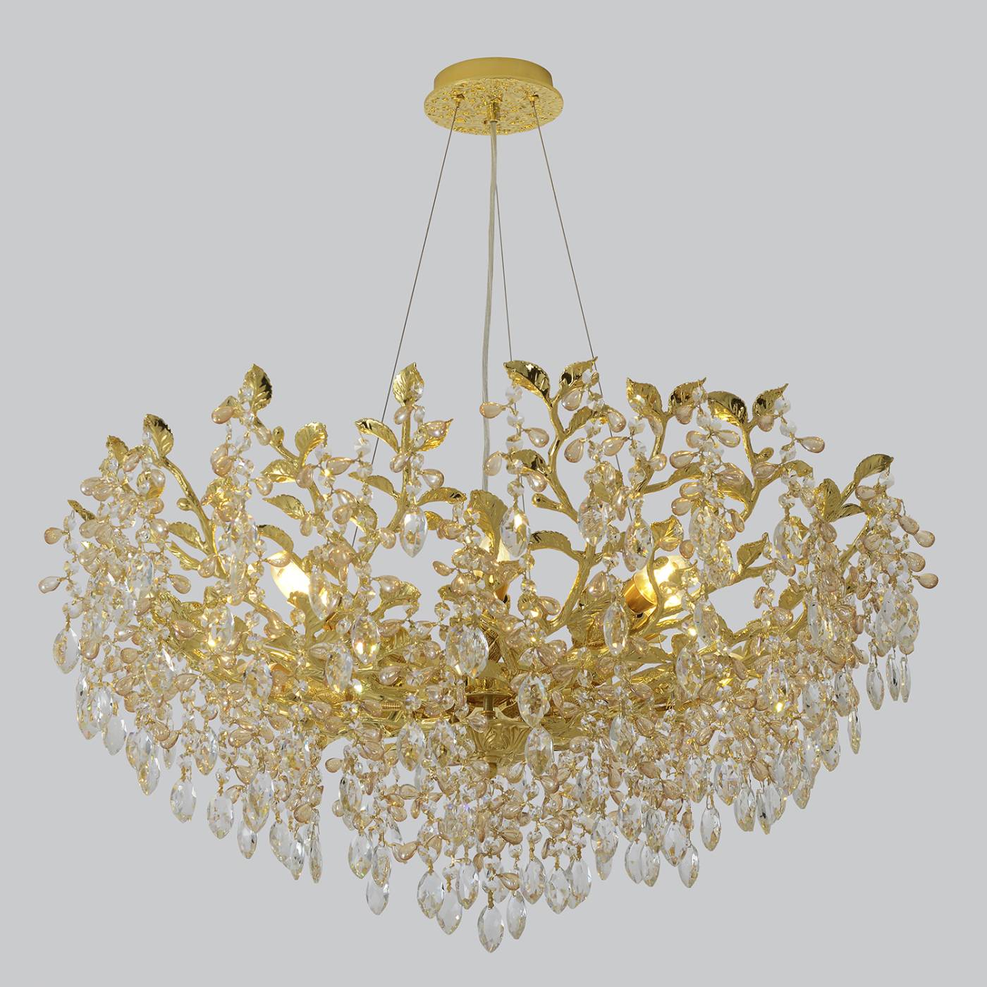 Подвесная люстра Crystal Lux Eden EDEN SP10 GOLD