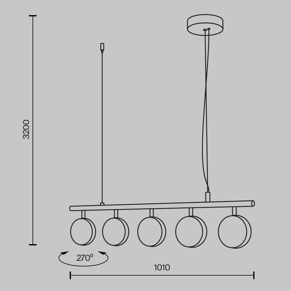 MOD299PL-L48BS3K Светильник подвесной Maytoni Mind MOD299PL-L48BS3K