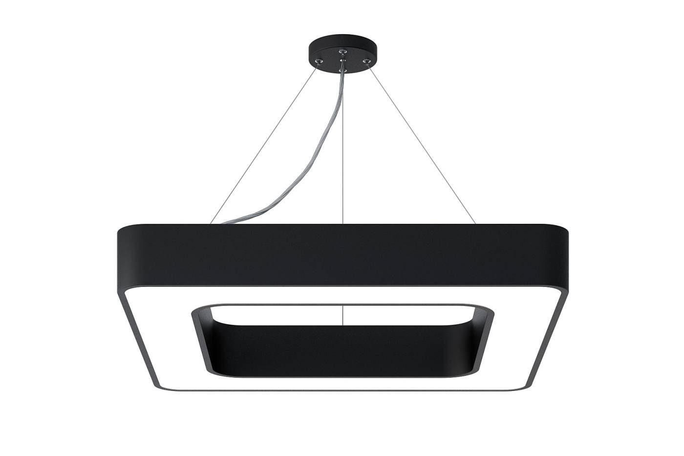 Светильник подвесной ЭРА Quadro SPO-161-B-40K-060