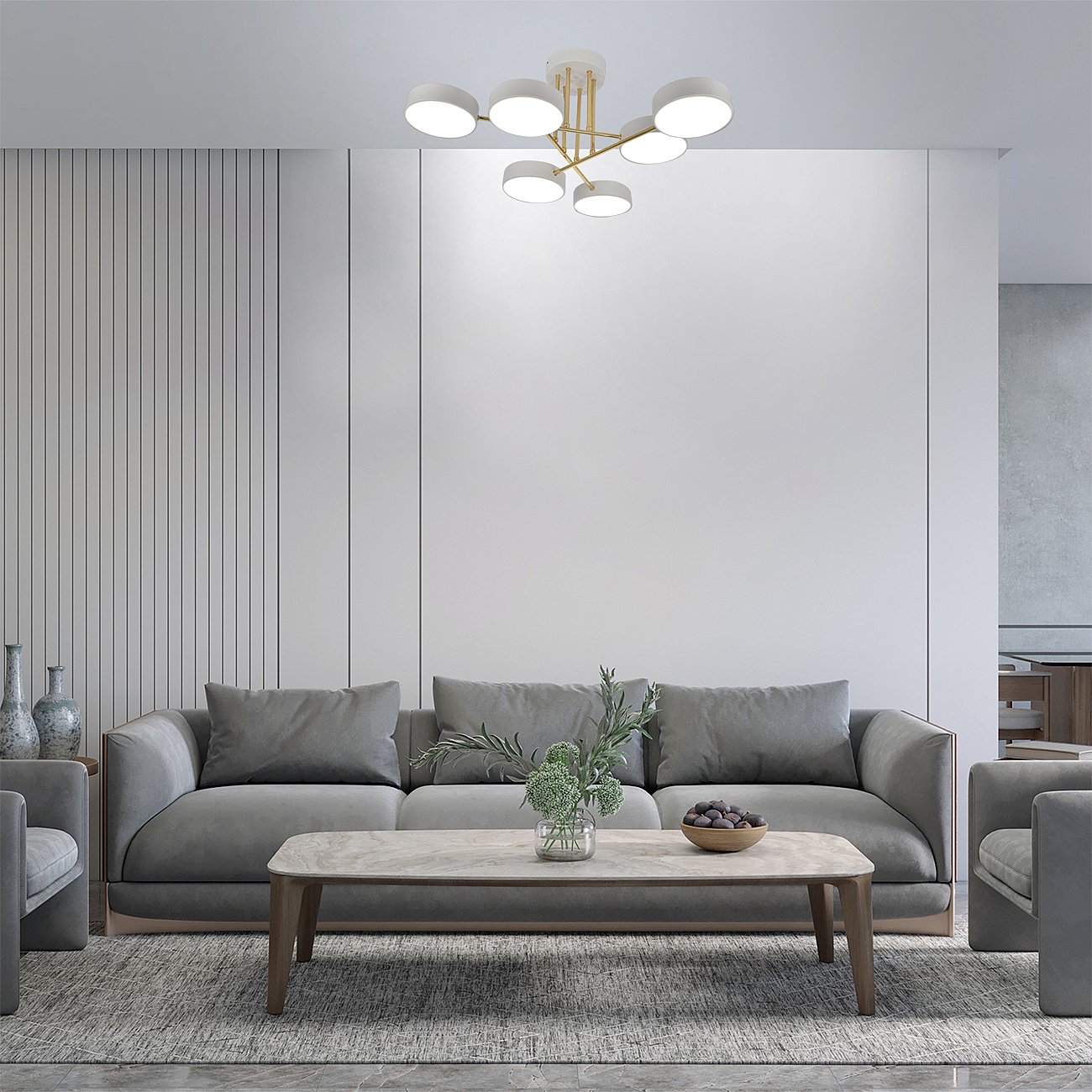 10262/6LED Потолочная люстра Escada Rune 10262/6LED