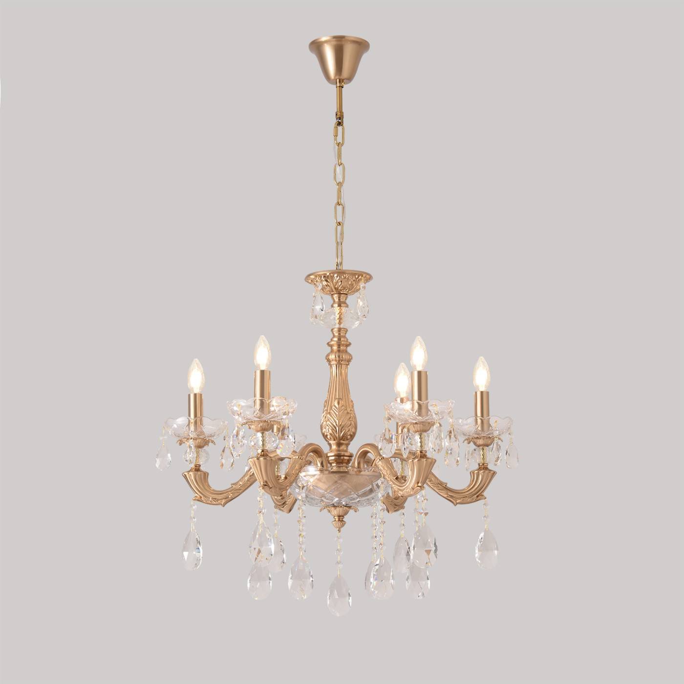 ELIZABETH SP6 BRASS Люстра Crystal Lux ELIZABETH SP6 BRASS