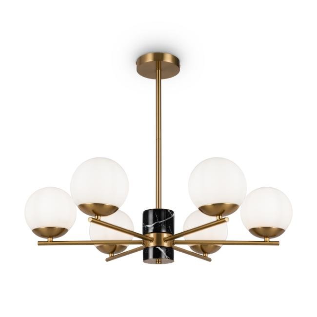 Люстра на штанге Freya Marble FR5230PL-06BS