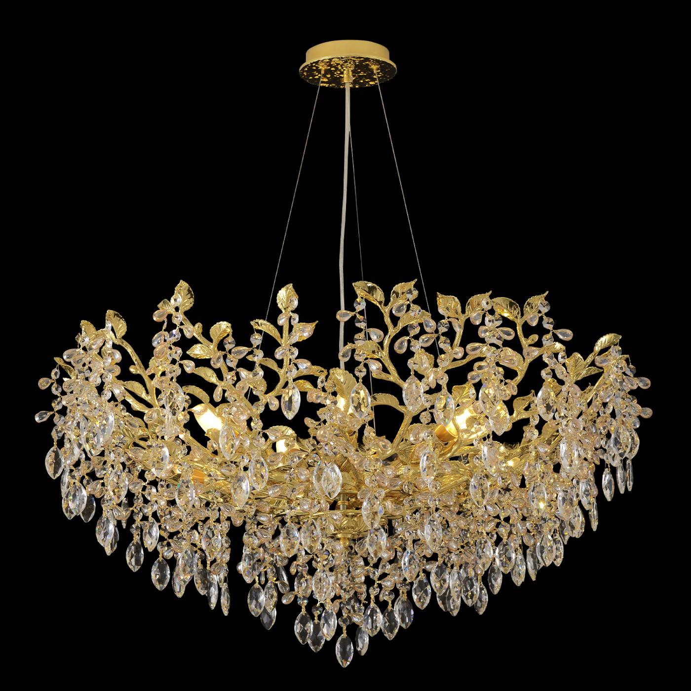 Подвесная люстра Crystal Lux Eden EDEN SP10 GOLD