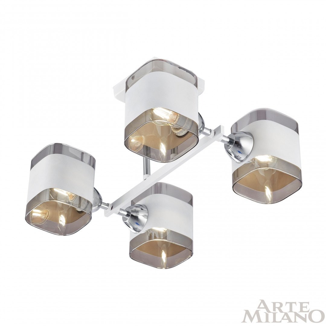 329809/4 WH+CR Потолочная люстра Arte Milano AMALFI 329809/4 WH+CR