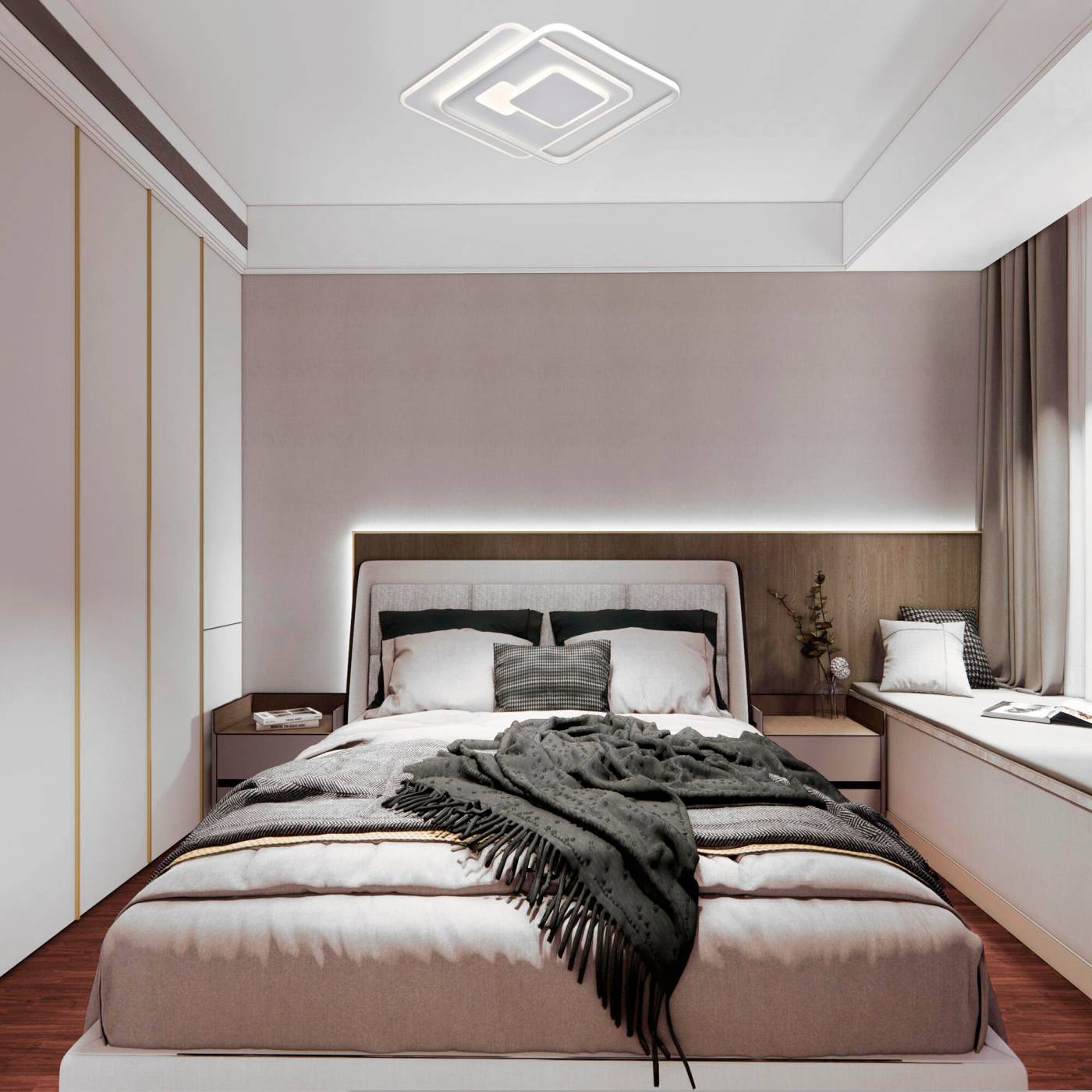 90255/1 белый Smart Потолочная люстра Caroline Eurosvet 90255/1 белый Smart