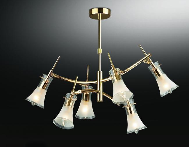 1298/6 Потолочная люстра Odeon Light Zamia 1298/6
