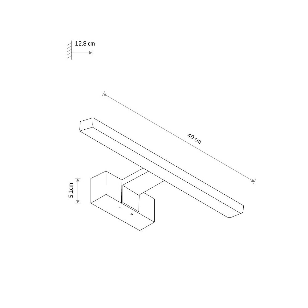 Подсветка зеркал и полок Nowodvorski Cezanne Led S 10665