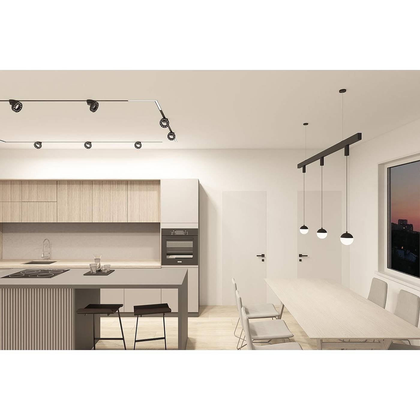 DK8056-BK Трековый светильник Denkirs Smart Moon DK8056-BK
