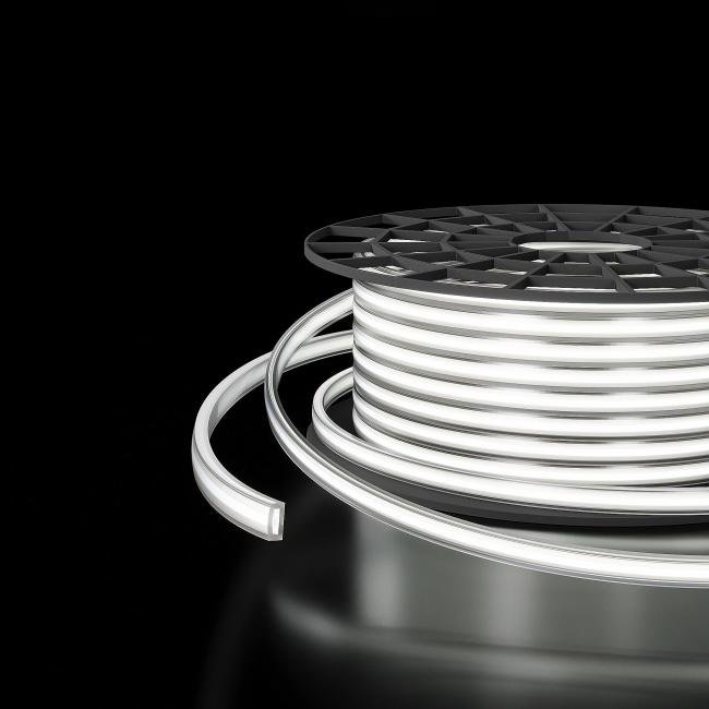 LED лента Elektrostandard 220V COB IP65 Лента светодиодная 220V 9,3W 288Led COB IP65 6500 холодный белый, 50 м (95000/02)