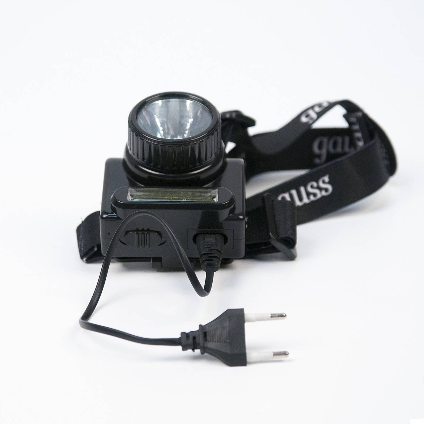 Фонарик Gauss Фонарь налобный GF309