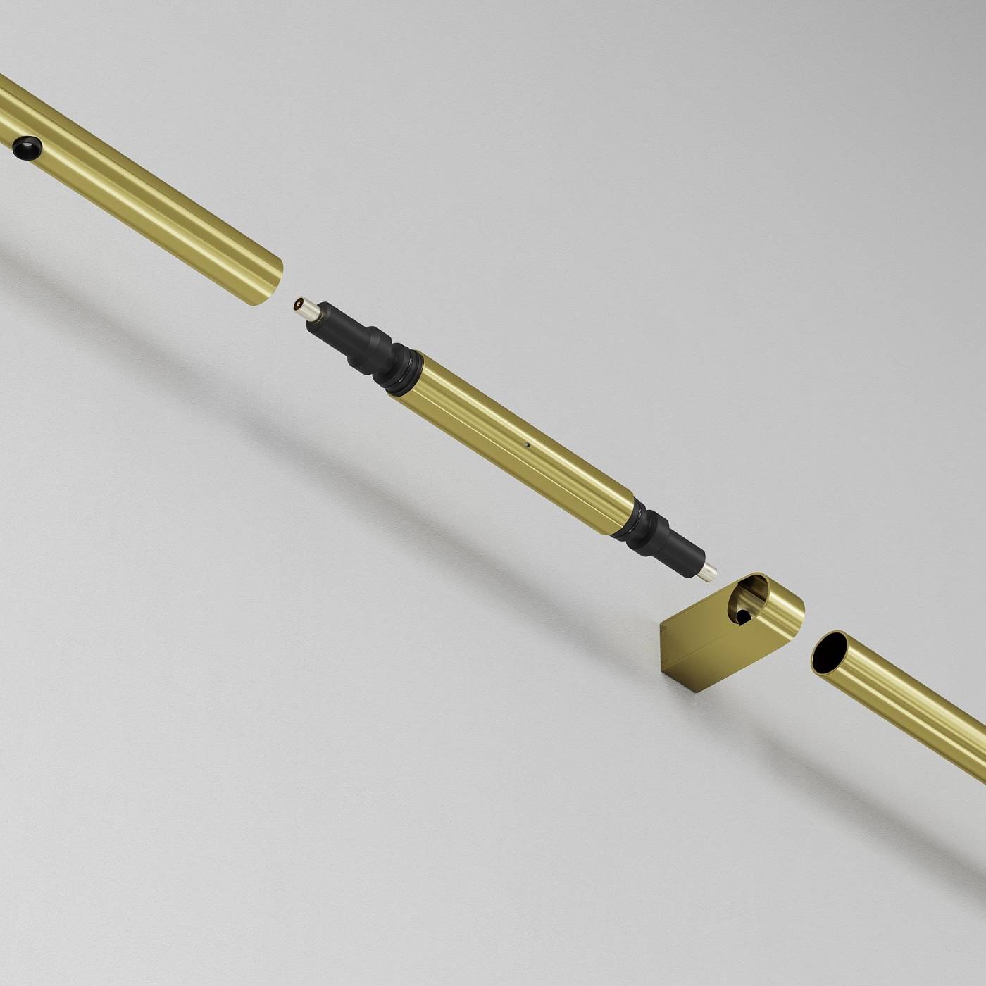 Прямой коннектор для штанговой системы Axity Maytoni Accessories for system Axity CA004RC-BS
