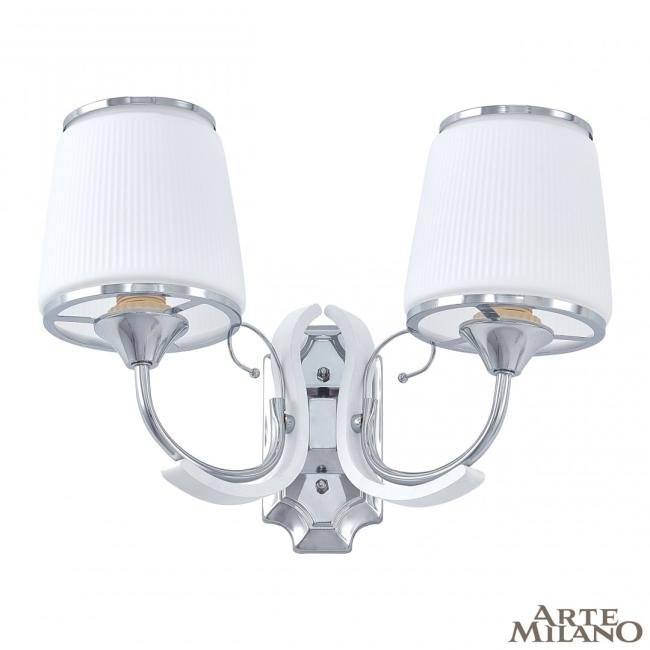 309247/2W Wh/Ni Настенное бра Arte Milano Florentia-9247 309247/2W Wh/Ni