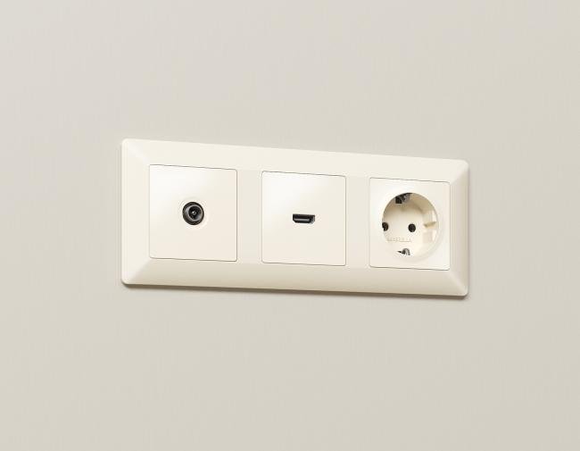 Розетка Ambrella Volt ALFA MA333030