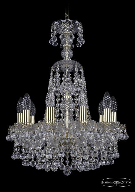 1409/10/141/XL-59 G Подвесная хрустальная люстра 1409 Bohemia 1409/10/141/XL-59 G