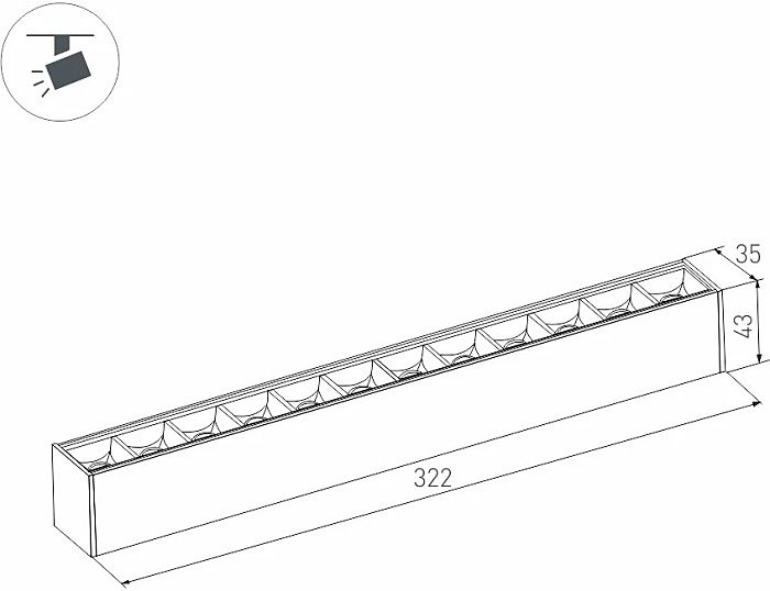 Трековый светильник Arlight Mag-45 046528