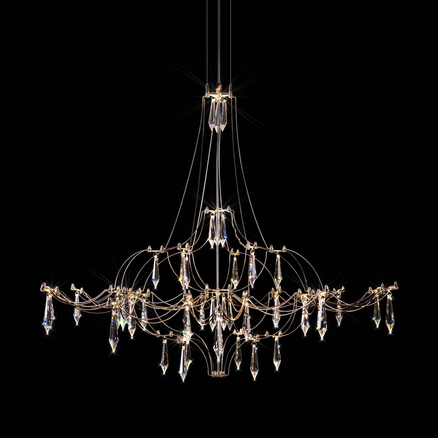 10588/800 Silver Asfour Подвесная люстра Mira Loft It 10588/800 Silver Asfour