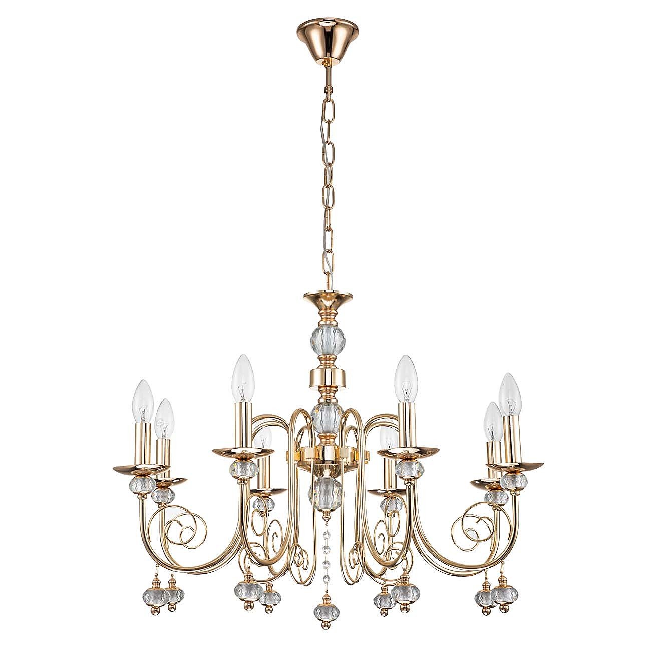 Подвесная люстра Escada Shine 678/8PL Gold