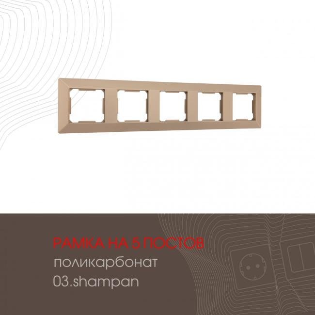 503.03-5.shampan Рамка Arte Milano Am-503.03 503.03-5.shampan
