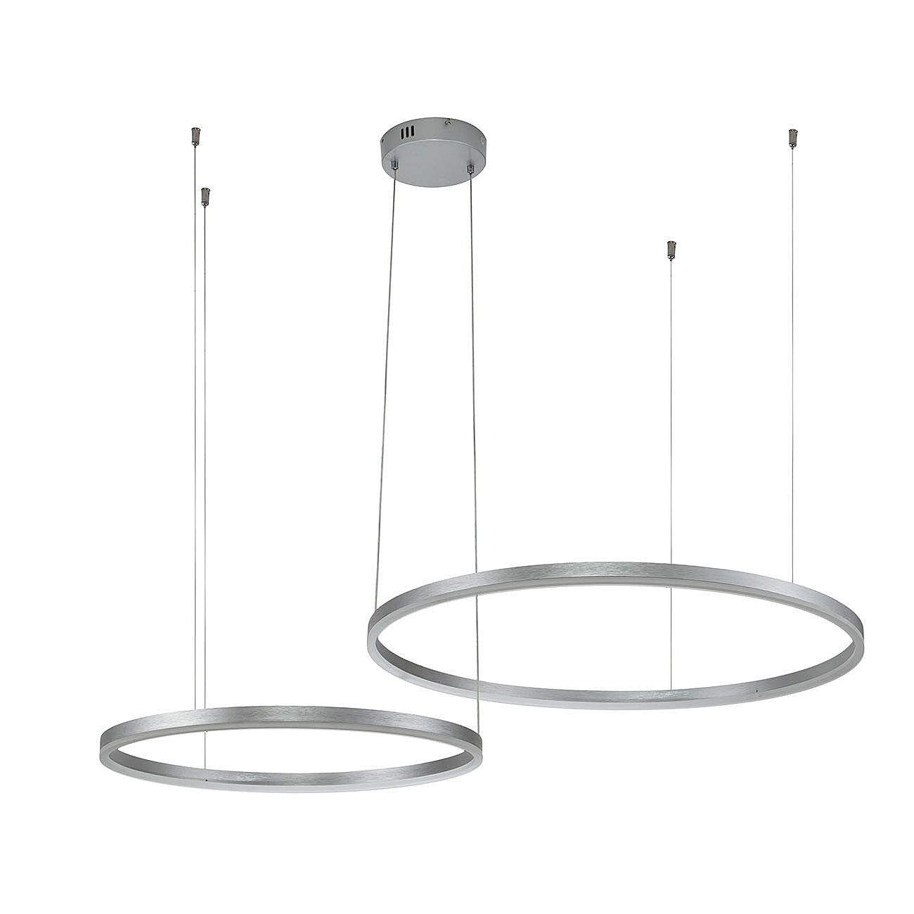 V000012L Подвесная люстра Indigo Galass 14001/2P Silver V000012L