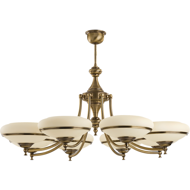 Потолочная люстра Kutek San Marino Swarovski (плафон) SAN-ZW-8(P)SWAR