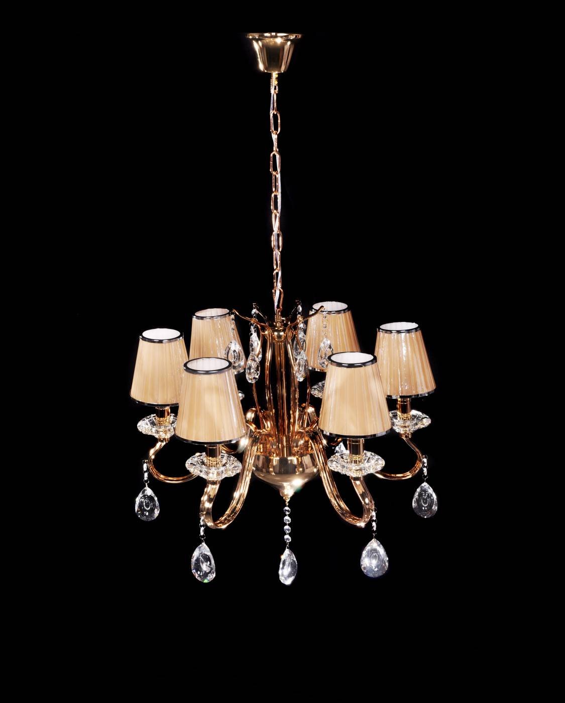 LDP 9267-6 GD Подвесная люстра Lumina Deco Finezzia LDP 9267-6 GD